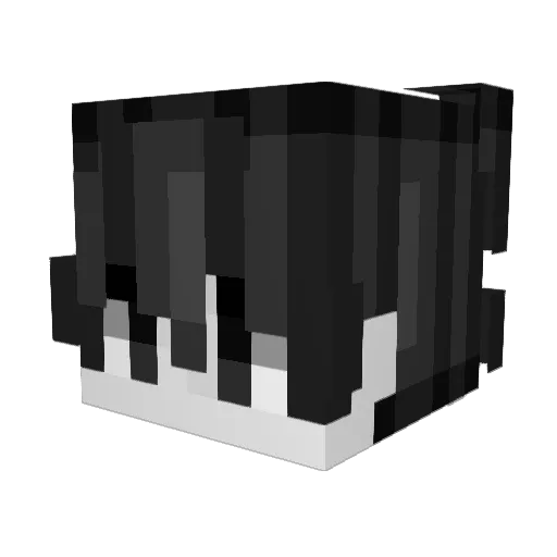 Danilofn Minecraft avatar head, 3D render