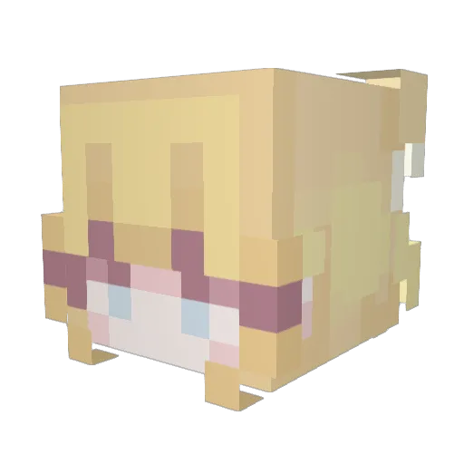 Danique8439 Minecraft avatar head, 3D render