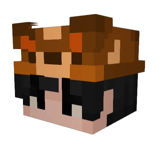 DanitoLimon Minecraft avatar head, 3D render