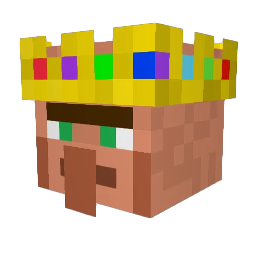 Danituss Minecraft avatar head, 3D render