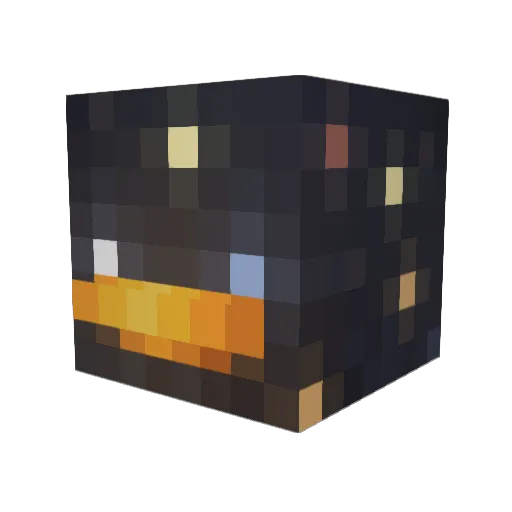 Danixy Minecraft avatar head, 3D render