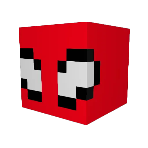 Danixyfin Minecraft avatar head, 3D render