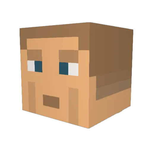 Danjell_baed Minecraft avatar head, 3D render