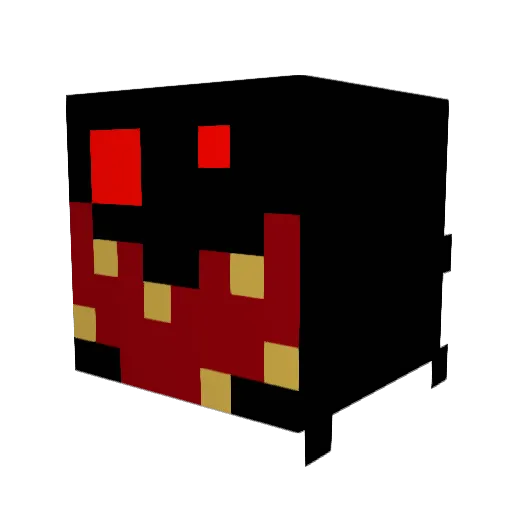 DankDanny Minecraft avatar head, 3D render