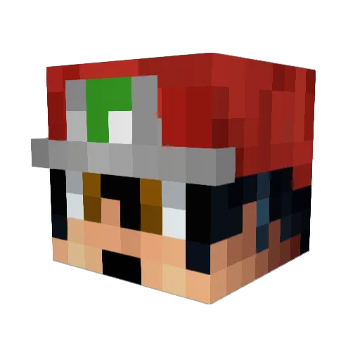 DankKiller_Pat Minecraft avatar head, 3D render