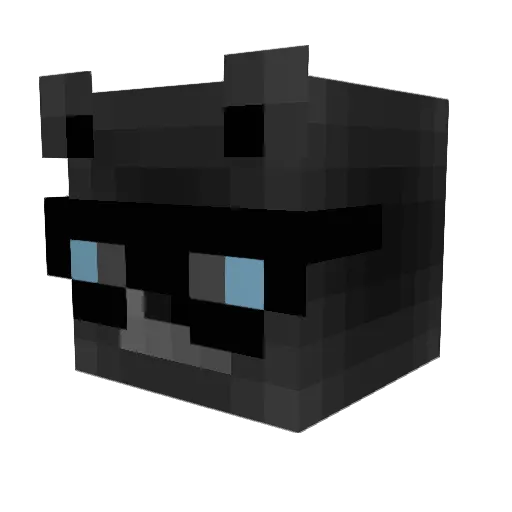 DankMames Minecraft avatar head, 3D render