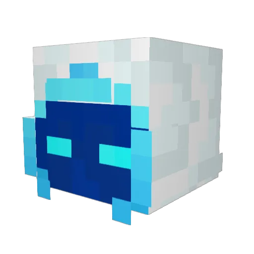 Dank_Aura Minecraft avatar head, 3D render