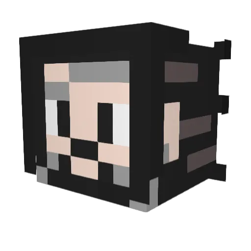Dank_Cappuccino Minecraft avatar head, 3D render