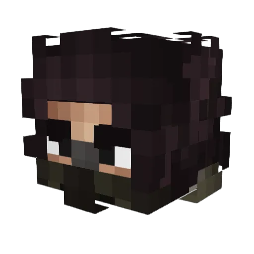 Dank_Doobies Minecraft avatar head, 3D render