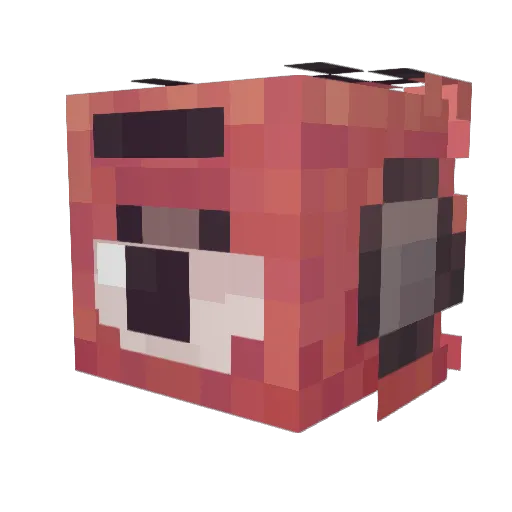 Dank_Noodle Minecraft avatar head, 3D render