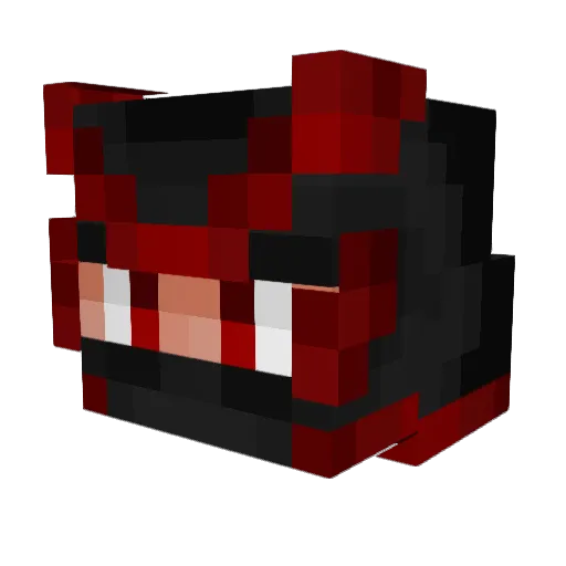 Dankalf_ Minecraft avatar head, 3D render