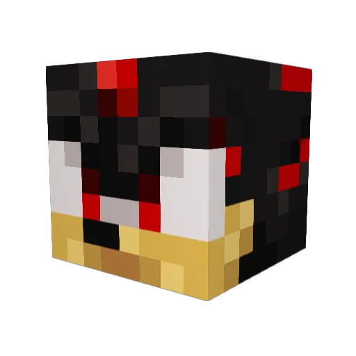 DankerDoodle69 Minecraft avatar head, 3D render