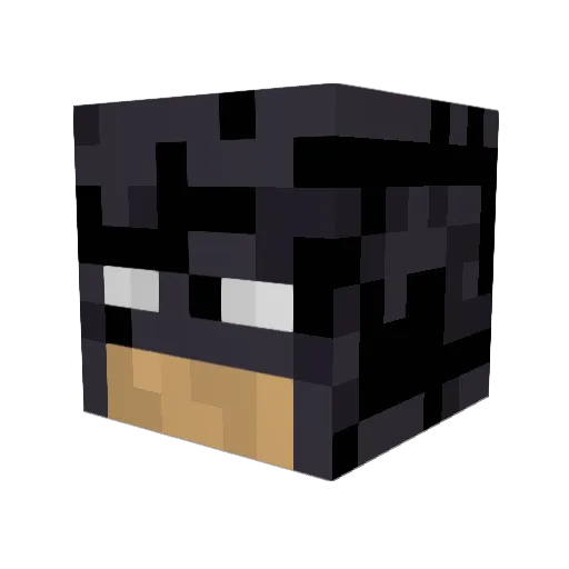 Dankicorn Minecraft avatar head, 3D render