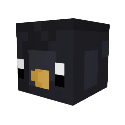DankilE Minecraft avatar head, 3D render