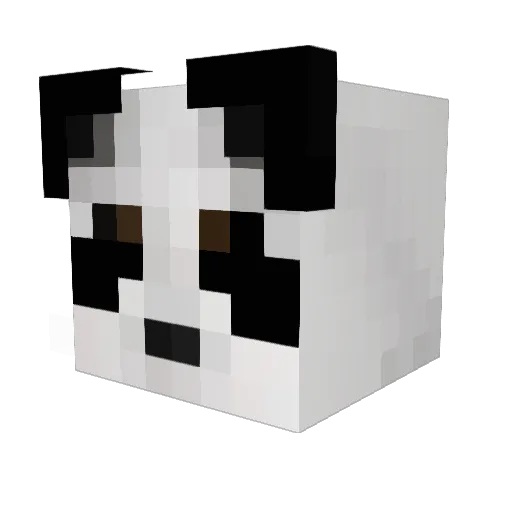 Dankis Minecraft avatar head, 3D render