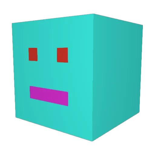 DankkuX2 Minecraft avatar head, 3D render