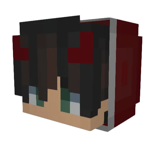 Dankmonkey27 Minecraft avatar head, 3D render