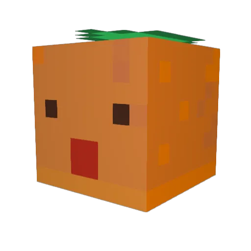 Dankuro0206 Minecraft avatar head, 3D render