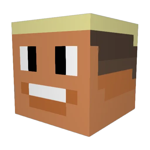 Danloaiza23 Minecraft avatar head, 3D render