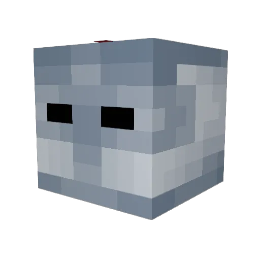 Danlu05 Minecraft avatar head, 3D render