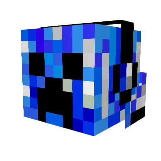 DannY97D Minecraft avatar head, 3D render
