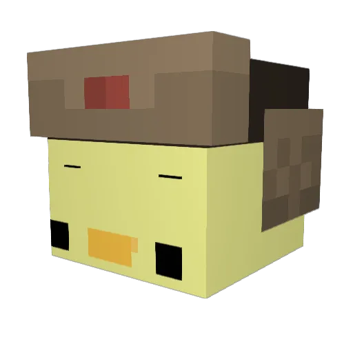 DannZilla Minecraft avatar head, 3D render