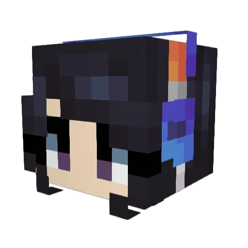 Danne__e Minecraft avatar head, 3D render