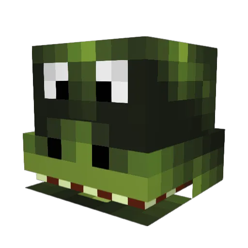 Dannnnnn Minecraft avatar head, 3D render