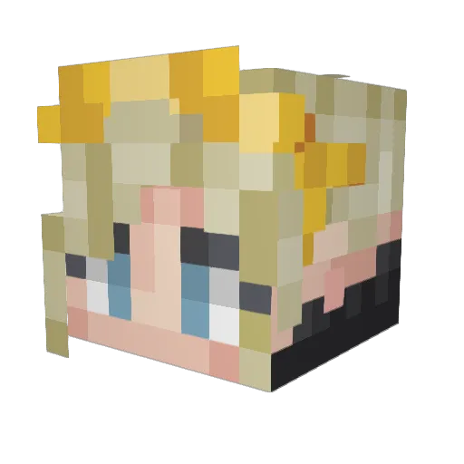 Dannnnnyyyyyyy Minecraft avatar head, 3D render