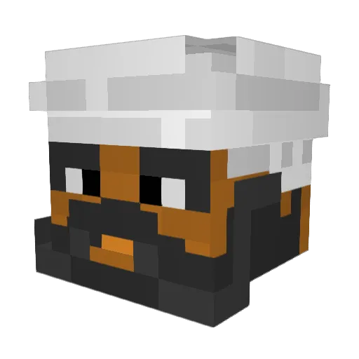 Danny14532 Minecraft avatar head, 3D render