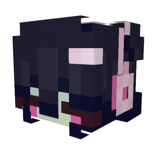 Danny179 Minecraft avatar head, 3D render