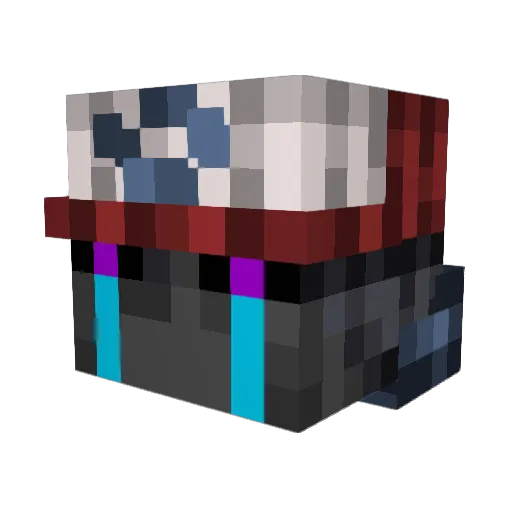 Danny715 Minecraft avatar head, 3D render