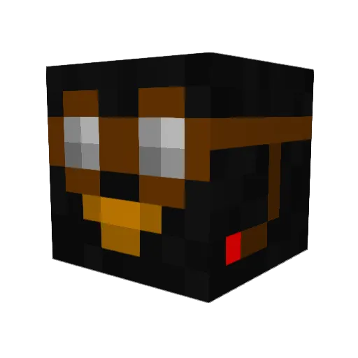Danny818 Minecraft avatar head, 3D render