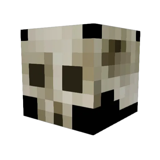 Danny8686 Minecraft avatar head, 3D render