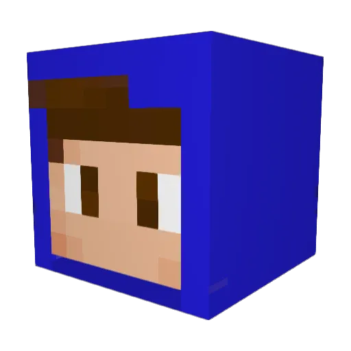 DannyDanik Minecraft avatar head, 3D render