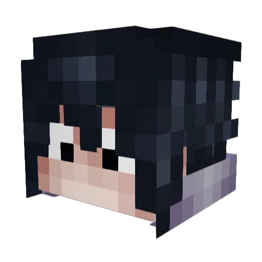 DannyFanum Minecraft avatar head, 3D render