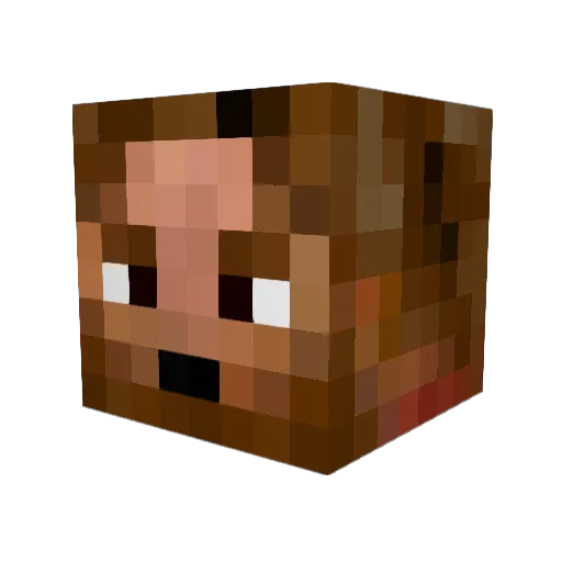 DannyKewley Minecraft avatar head, 3D render