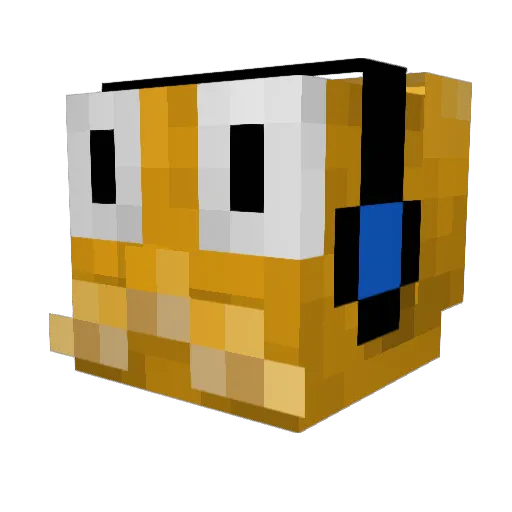 DannyLL_ Minecraft avatar head, 3D render