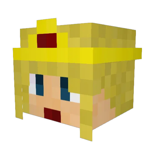 DannyLP15 Minecraft avatar head, 3D render