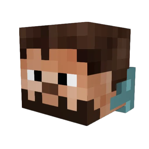 DannyPhantom537 Minecraft avatar head, 3D render