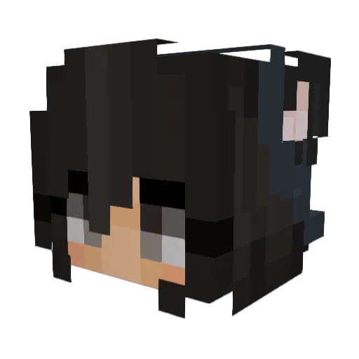 DannySad Minecraft avatar head, 3D render