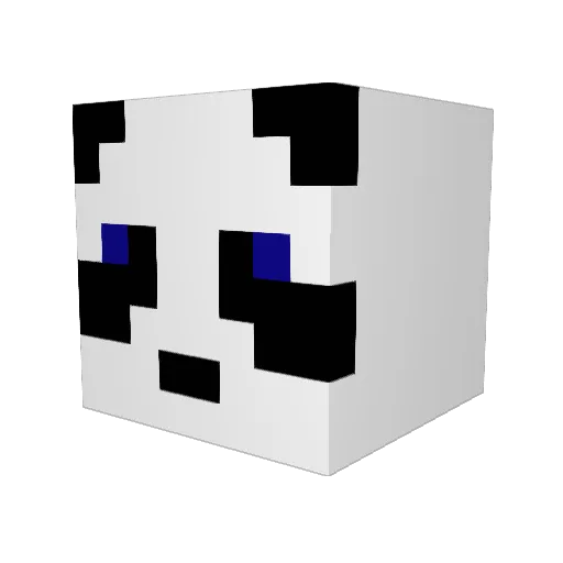 DannySahne Minecraft avatar head, 3D render