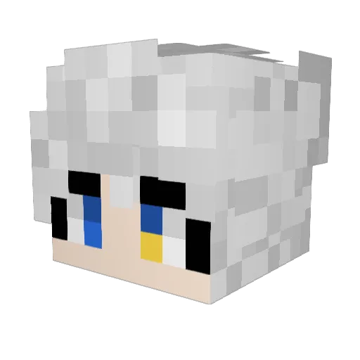 DannySlappy Minecraft avatar head, 3D render