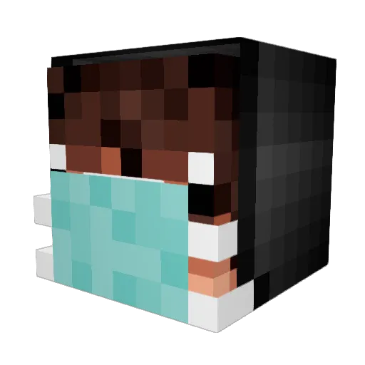DannySs23 Minecraft avatar head, 3D render