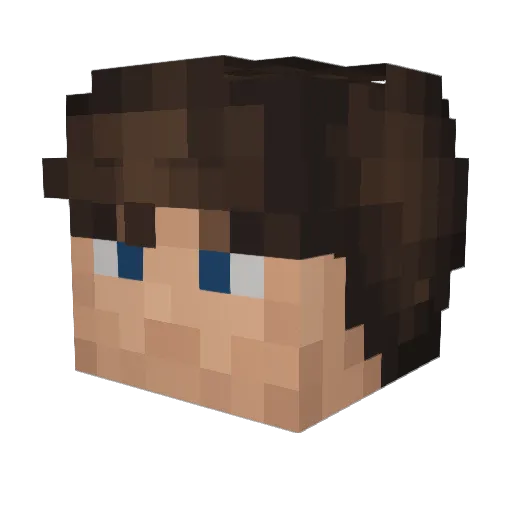 Minecraft-Avatar von DannyStyle: Kopf als 3D-Render