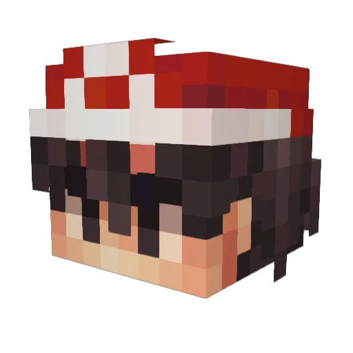 DannyTM01 Minecraft avatar head, 3D render