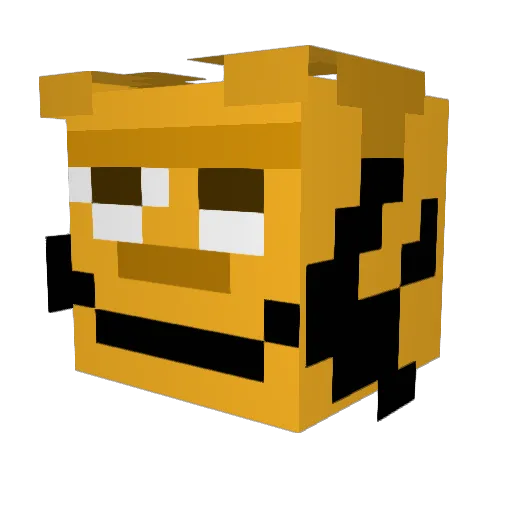 DannyTheDanMan Minecraft avatar head, 3D render