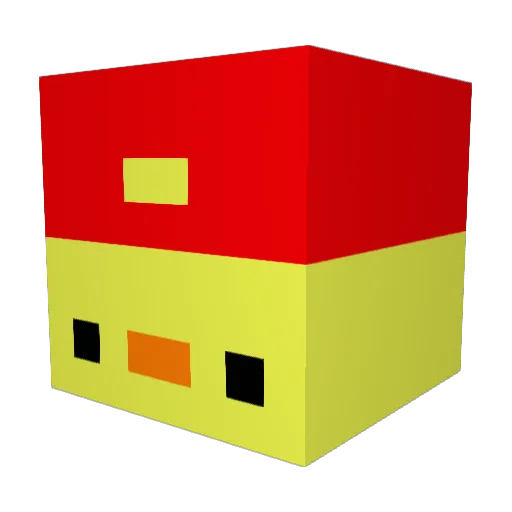 DannyTheGoat008 Minecraft avatar head, 3D render