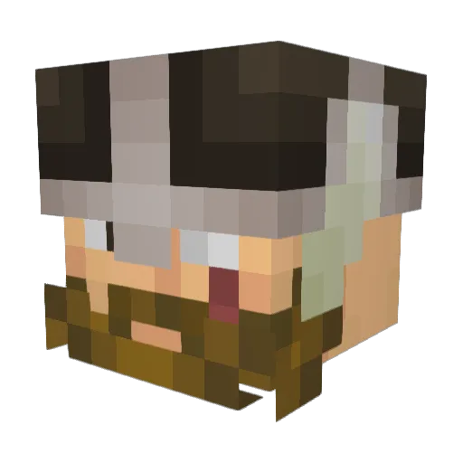 DannyTrejo Minecraft avatar head, 3D render