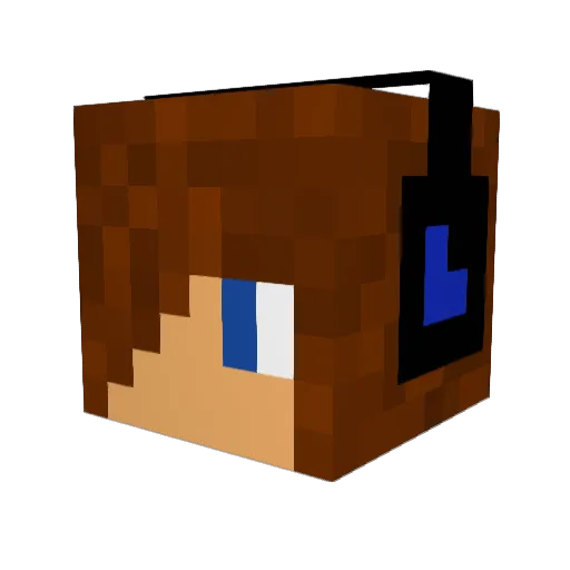 Danny_1077 Minecraft avatar head, 3D render